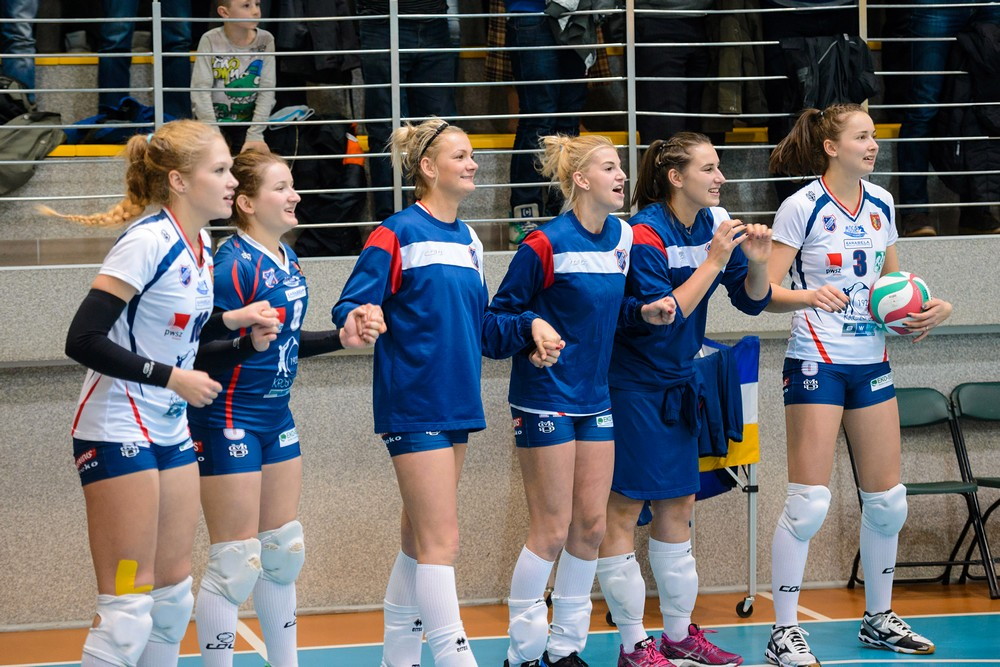 AZS PWSZ Karpaty MOSiR KHS Krosno - Wisła Warszawa. Fot. Łukasz Jaracz
