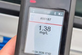 44-latek z blisko 3 promilami alkoholu