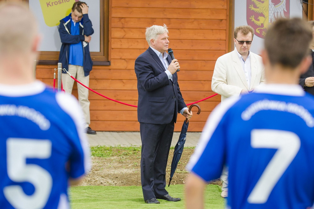 Otwarto nowe boisko na Guzikówce. Fot. Karol Słomka