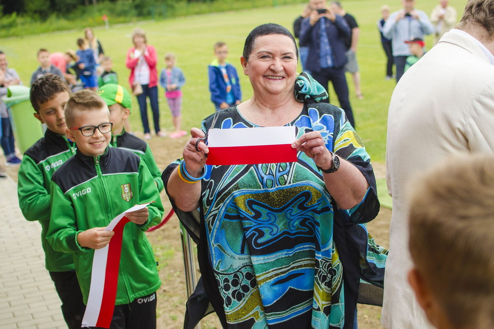 Otwarto nowe boisko na Guzikówce. Fot. Karol Słomka