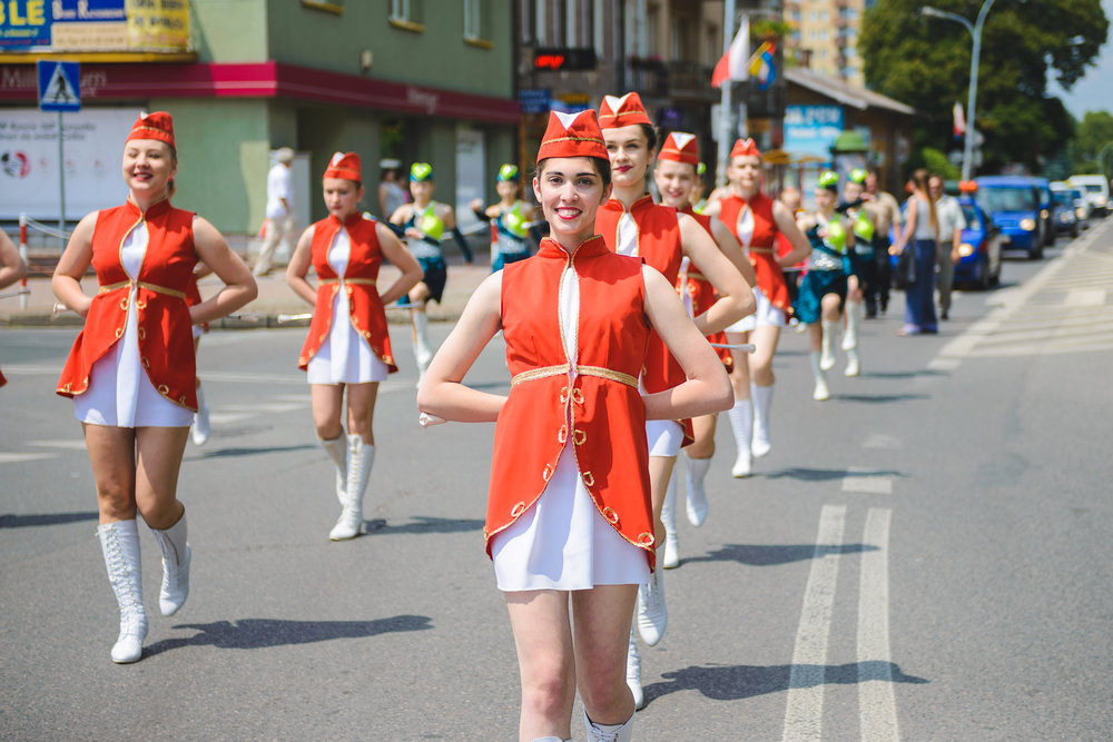 Parada Mażoretek i MGOD. Fot. Łukasz Jaracz