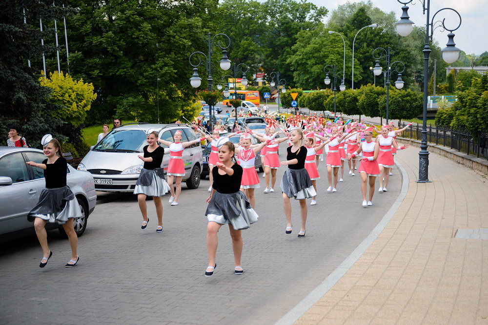 Parada Mażoretek i MGOD. Fot. Łukasz Jaracz
