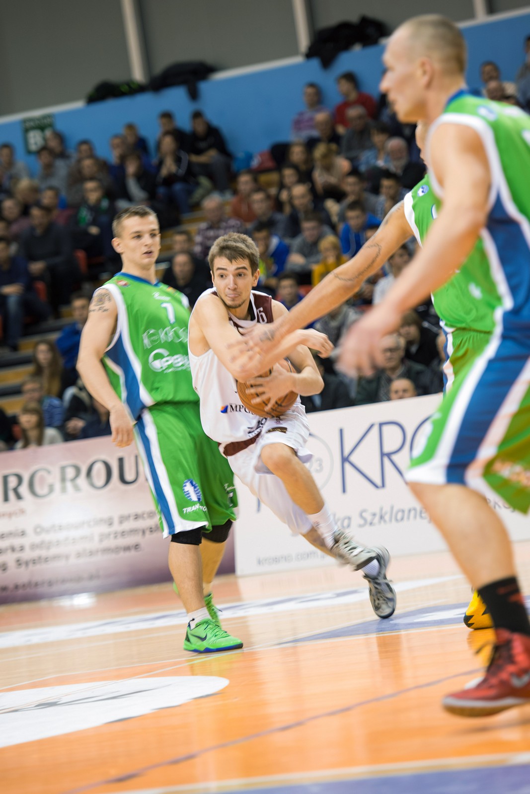 MOSiR PBS Bank KHS Krosno - KS Spójnia Stargard Szczeciński Fot. Łukasz Jaracz