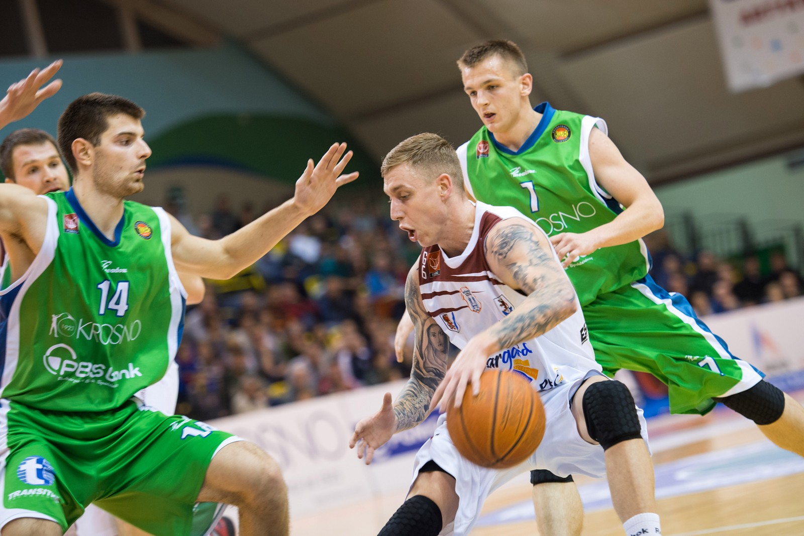 MOSiR PBS Bank KHS Krosno - KS Spójnia Stargard Szczeciński Fot. Łukasz Jaracz