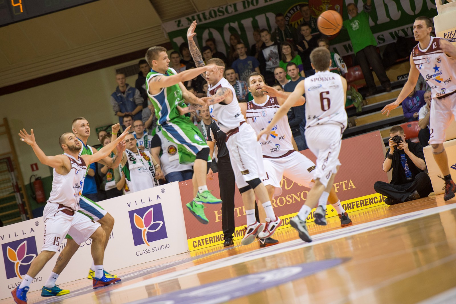 MOSiR PBS Bank KHS Krosno - KS Spójnia Stargard Szczeciński Fot. Łukasz Jaracz