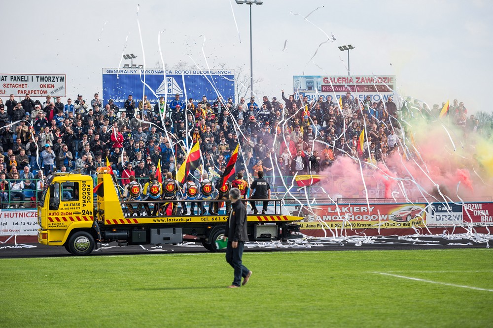 ŻUŻEL: KSM Krosno - Kolejarz Opole fot. Łukasz Jaracz