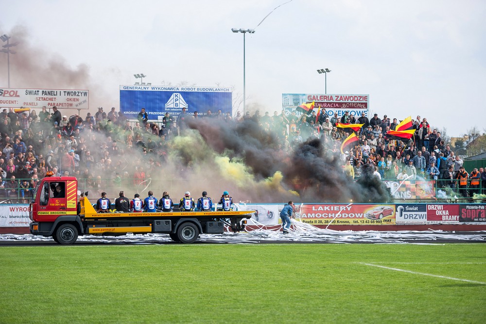 ŻUŻEL: KSM Krosno - Kolejarz Opole fot. Łukasz Jaracz