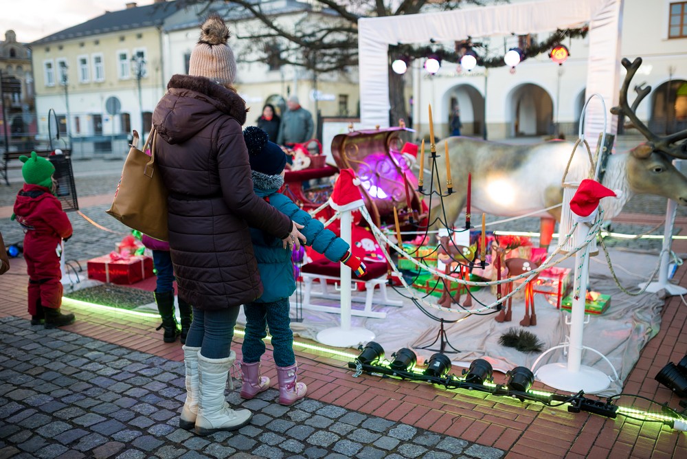 Wigilia na krośnieńskim rynku 2014 fot. Łukasz Jaracz