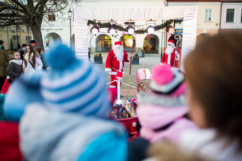 Wigilia na krośnieńskim rynku 2014 fot. Łukasz Jaracz