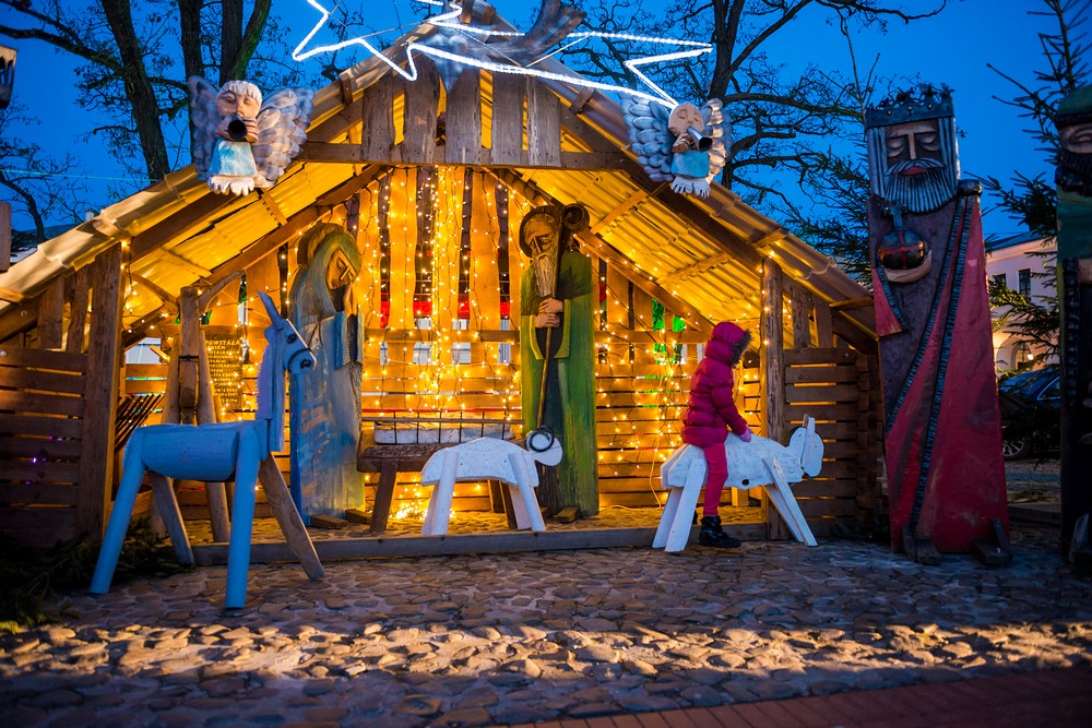 Wigilia na krośnieńskim rynku 2014 fot. Łukasz Jaracz