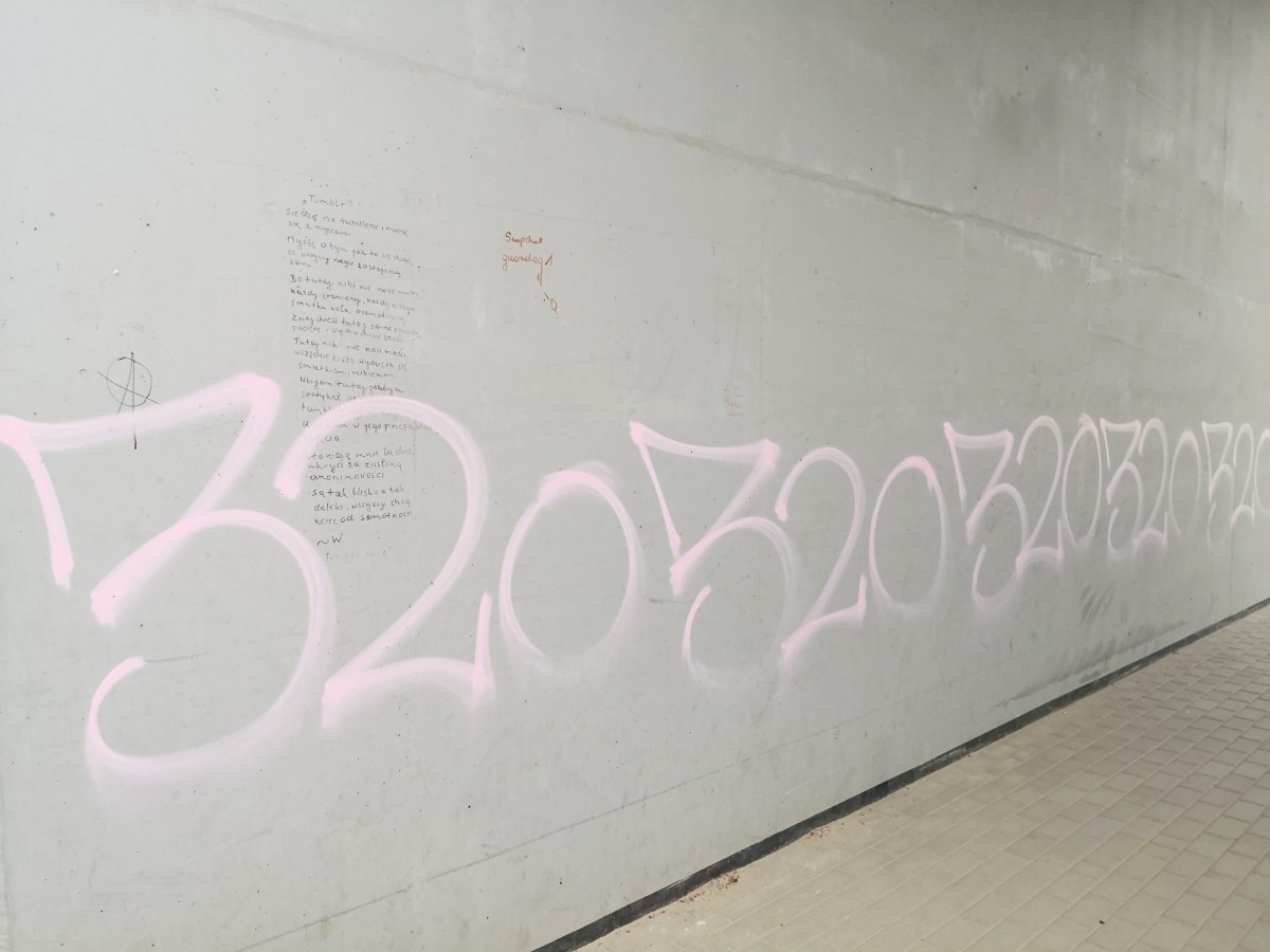 Pseudografficiarze zdewastowali kilka obiektów w Krośnie