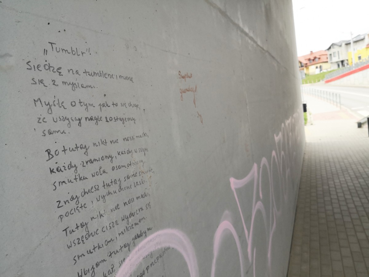 Pseudografficiarze zdewastowali kilka obiektów w Krośnie