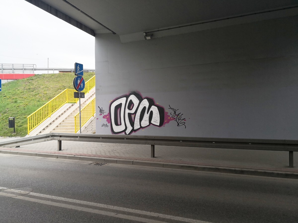 Pseudografficiarze zdewastowali kilka obiektów w Krośnie