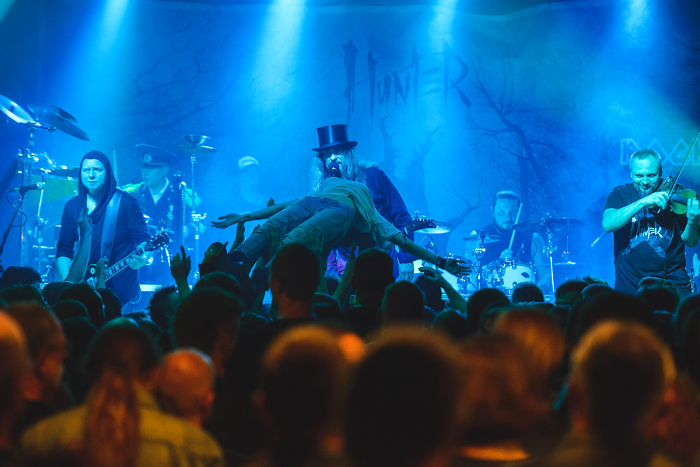Koncert zespołu HUNTER w Rock Klub Iron. Fot. Łukasz Jaracz