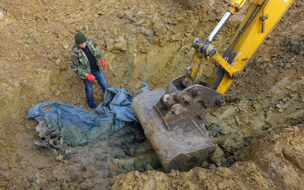 Bombowiec pod Krosnem. Fot. Marek Gransicki