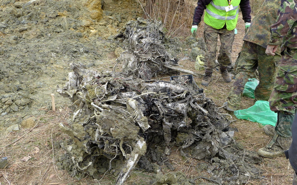 Bombowiec pod Krosnem. Fot. Marek Gransicki