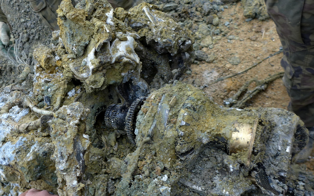 Bombowiec pod Krosnem. Fot. Marek Gransicki