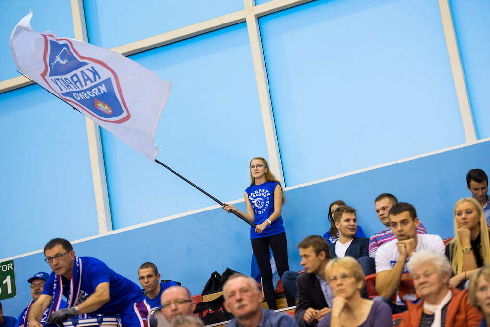 AZS PWSZ Karpaty MOSiR KHS Krosno 2:3 Budowlani Toruń. Fot Łukasz Jaracz