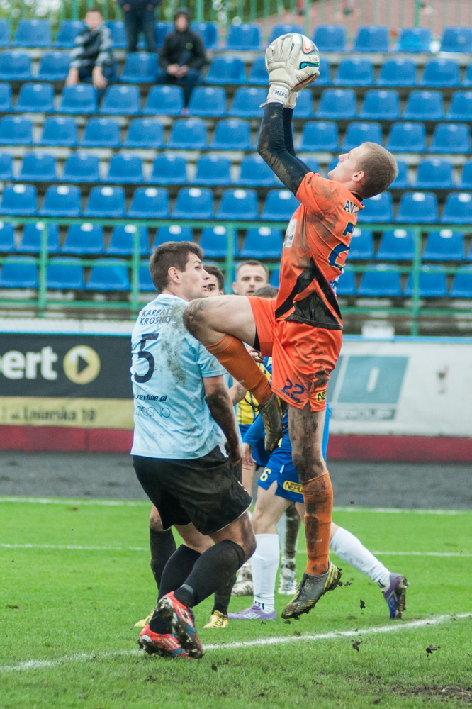 Karpaty Krosno 2:2 Avia Świdnik. Fot. Tomek Jerzak