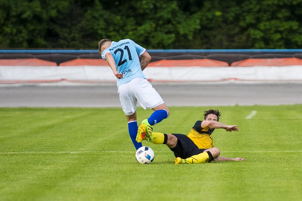 Karpaty Krosno - MKS Trzebinia. Fot. Karol Słomka