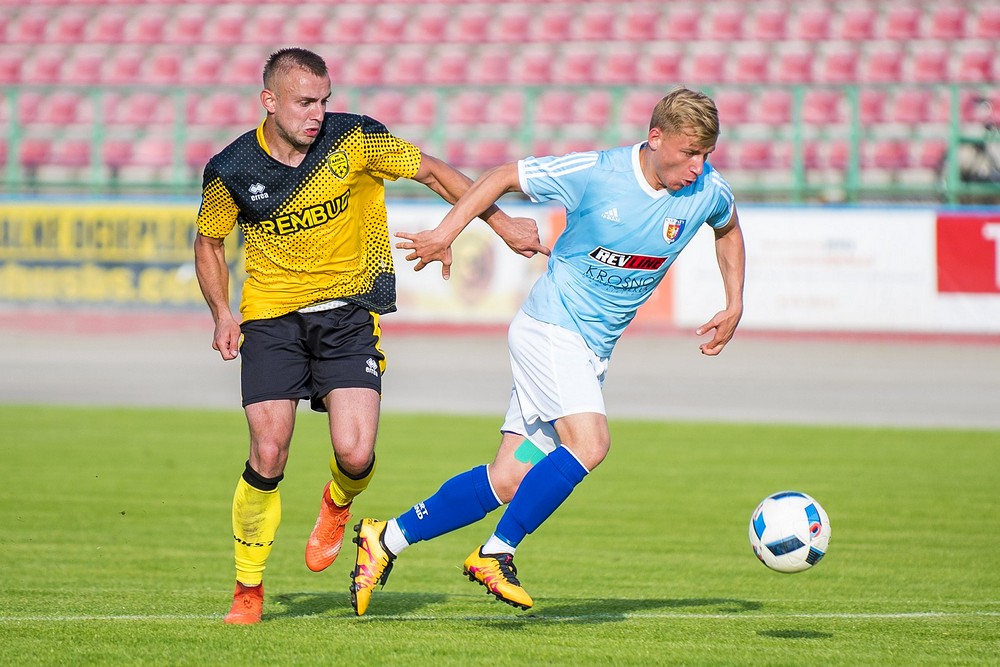 Karpaty Krosno - MKS Trzebinia. Fot. Karol Słomka