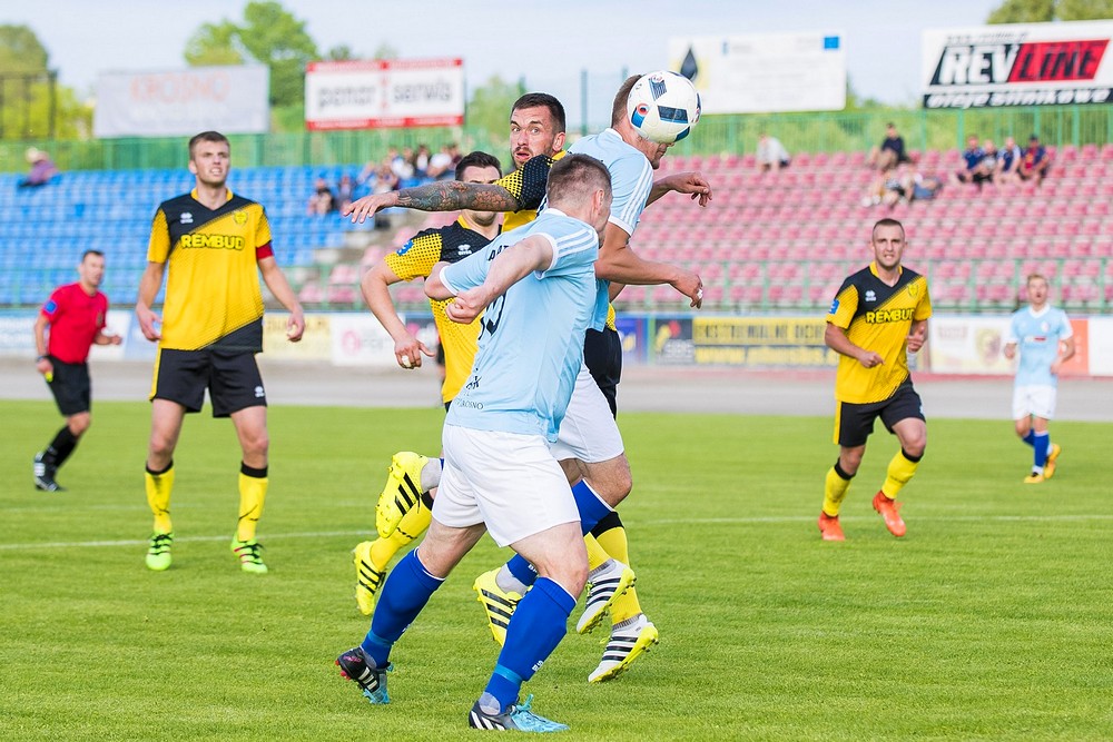 Karpaty Krosno - MKS Trzebinia. Fot. Karol Słomka