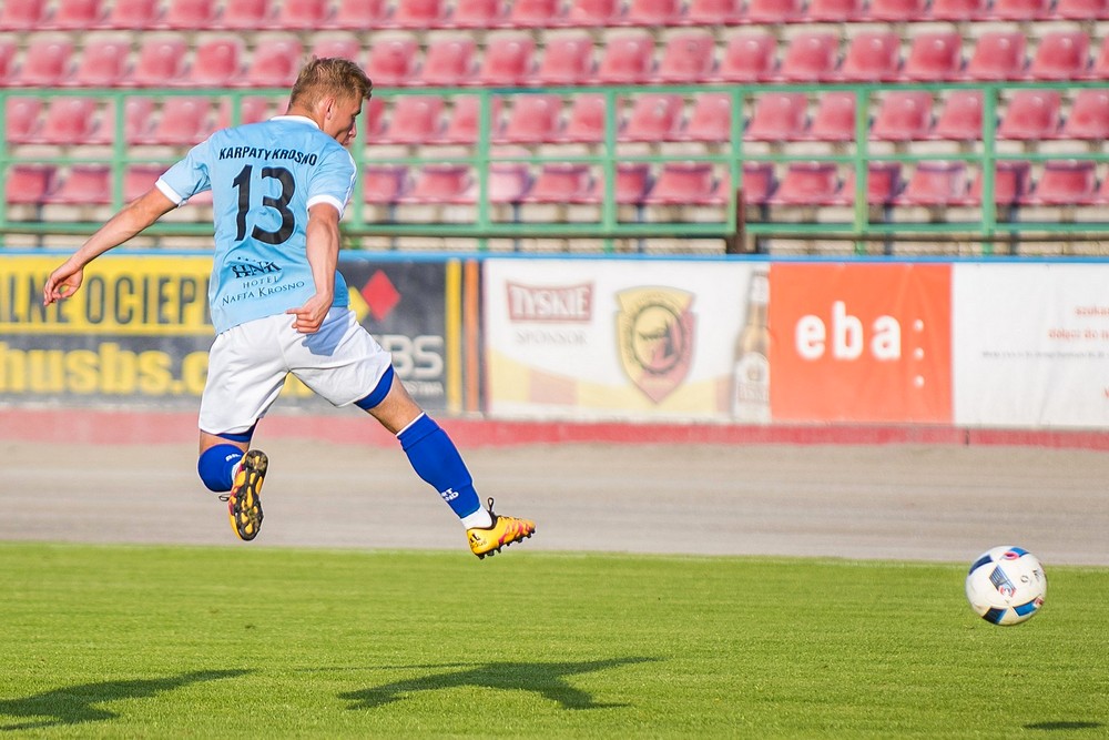 Karpaty Krosno - MKS Trzebinia. Fot. Karol Słomka