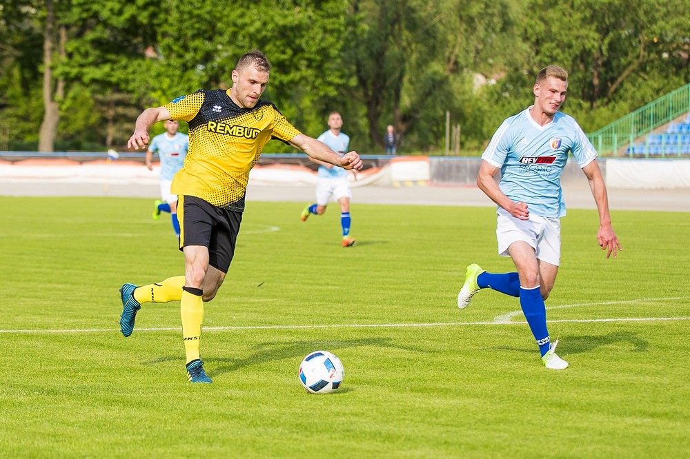Karpaty Krosno - MKS Trzebinia. Fot. Karol Słomka