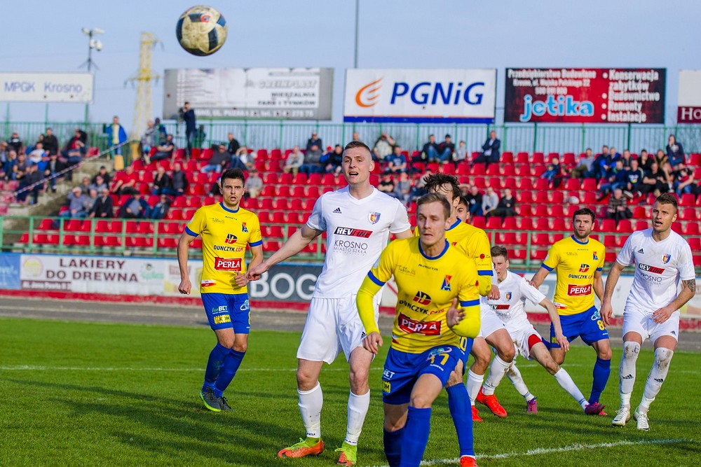 Karpaty Krosno - Motor Lublin. Fot. Karol Słomka