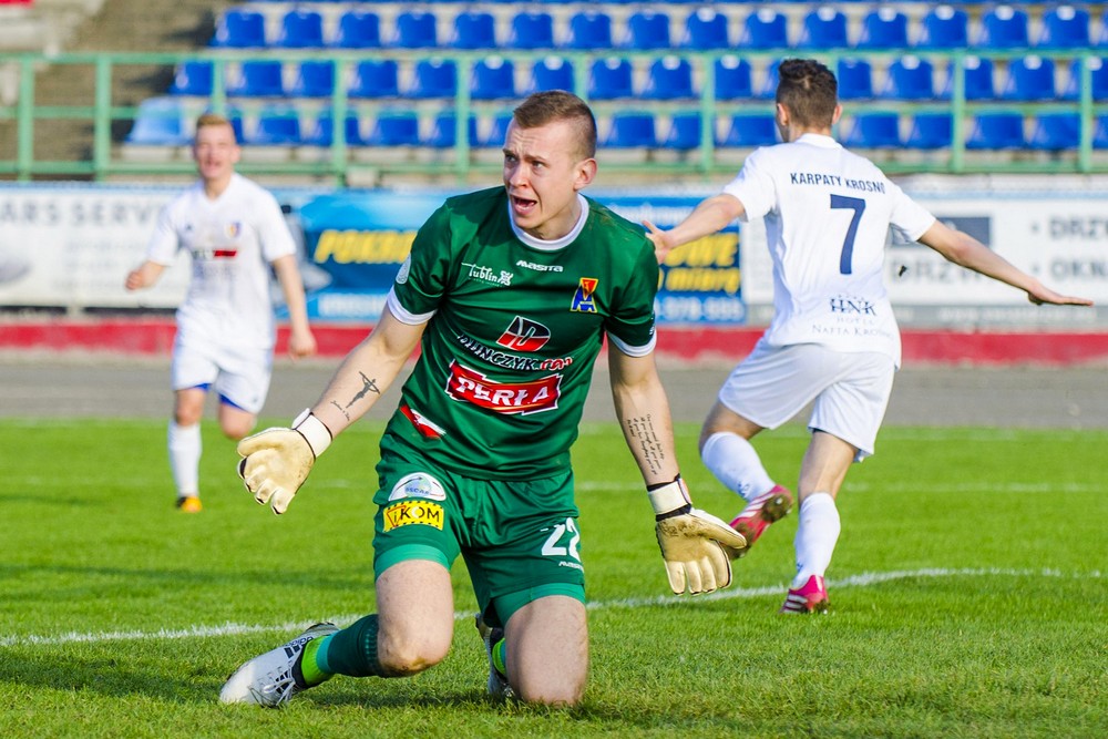 Karpaty Krosno - Motor Lublin. Fot. Karol Słomka