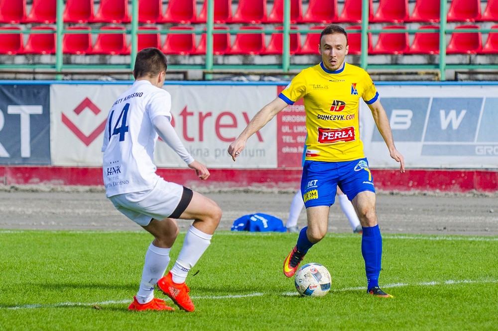 Karpaty Krosno - Motor Lublin. Fot. Karol Słomka