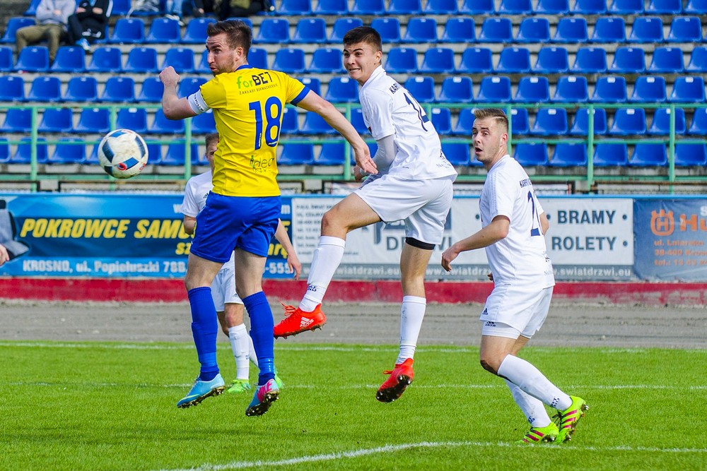 Karpaty Krosno - Motor Lublin. Fot. Karol Słomka