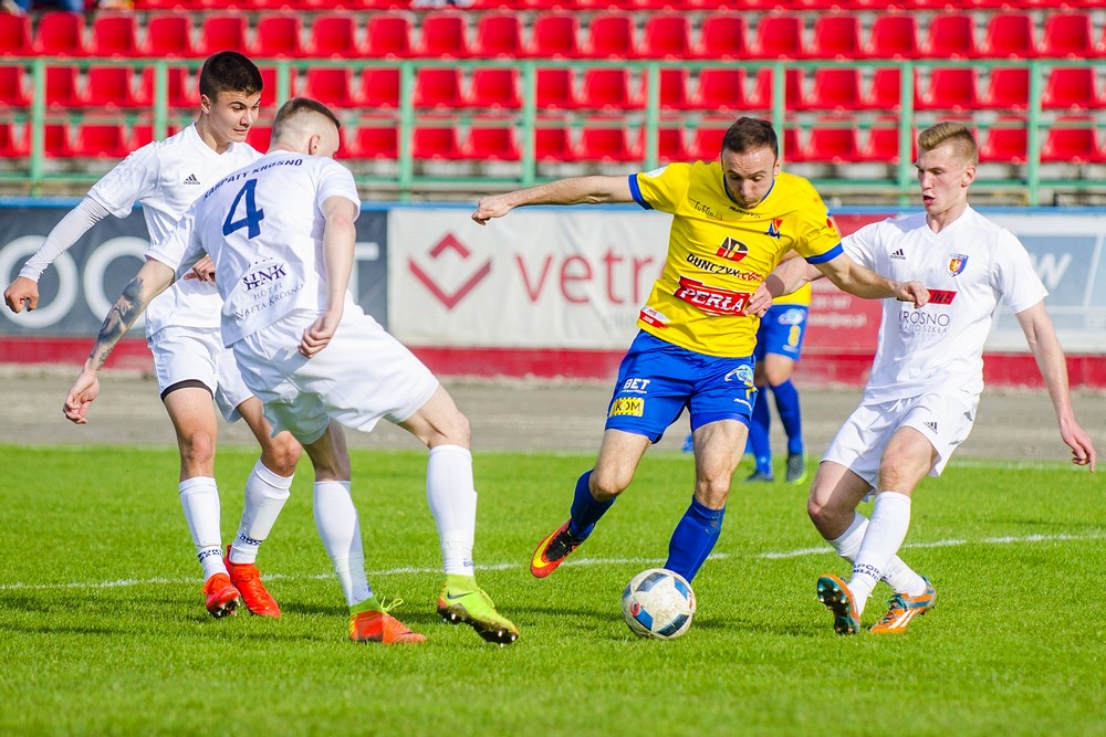 Karpaty Krosno - Motor Lublin. Fot. Karol Słomka