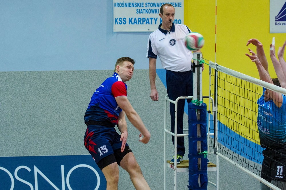 Krosno Glass Karpaty PWSZ - Błękitni Ropczyce. Fot. Karol Słomka