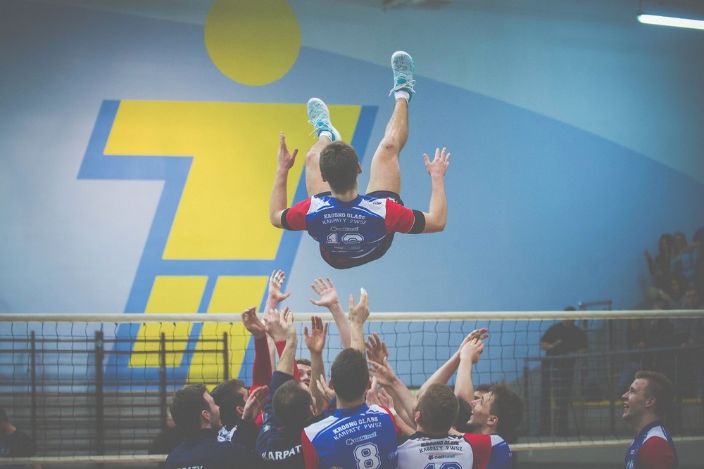 Krosno Glass Karpaty PWSZ - Błękitni Ropczyce. Fot. Karol Słomka