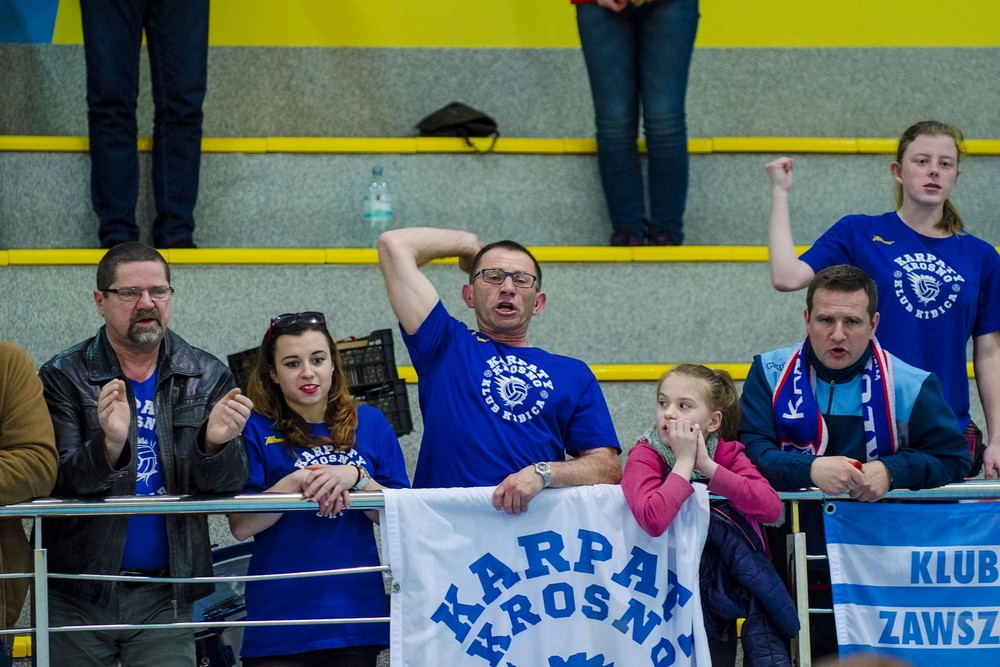 Krosno Glass Karpaty PWSZ - Błękitni Ropczyce. Fot. Karol Słomka