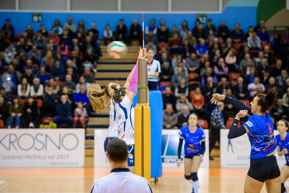 Karpaty Krosno - Silesia Volley Mysłowice. Fot. Łukasz Jaracz