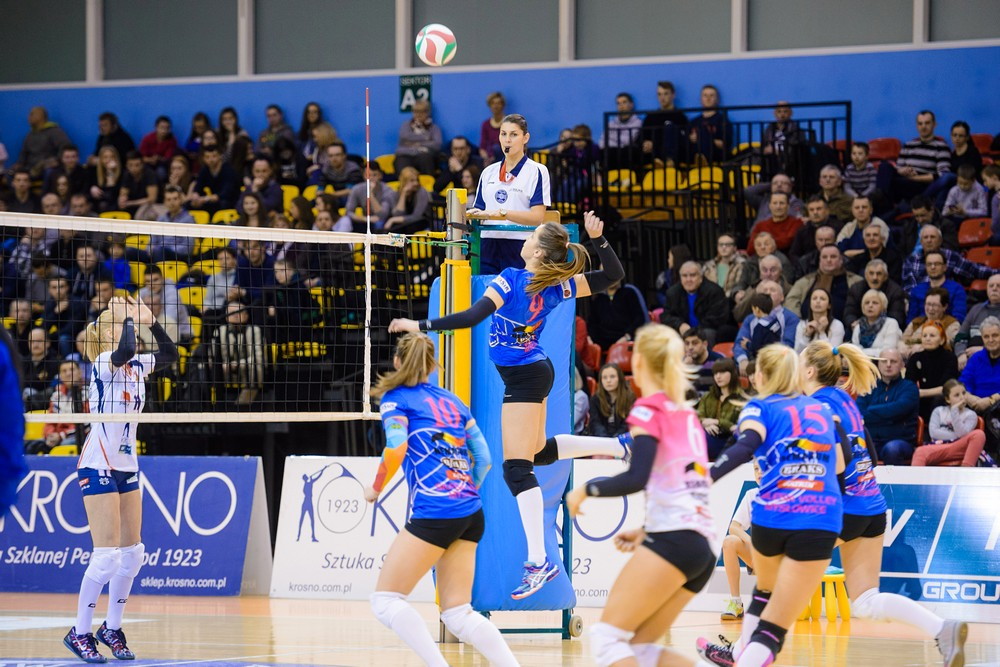 Karpaty Krosno - Silesia Volley Mysłowice. Fot. Łukasz Jaracz