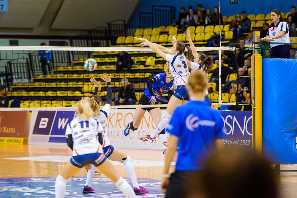 Karpaty Krosno - Silesia Volley Mysłowice. Fot. Łukasz Jaracz