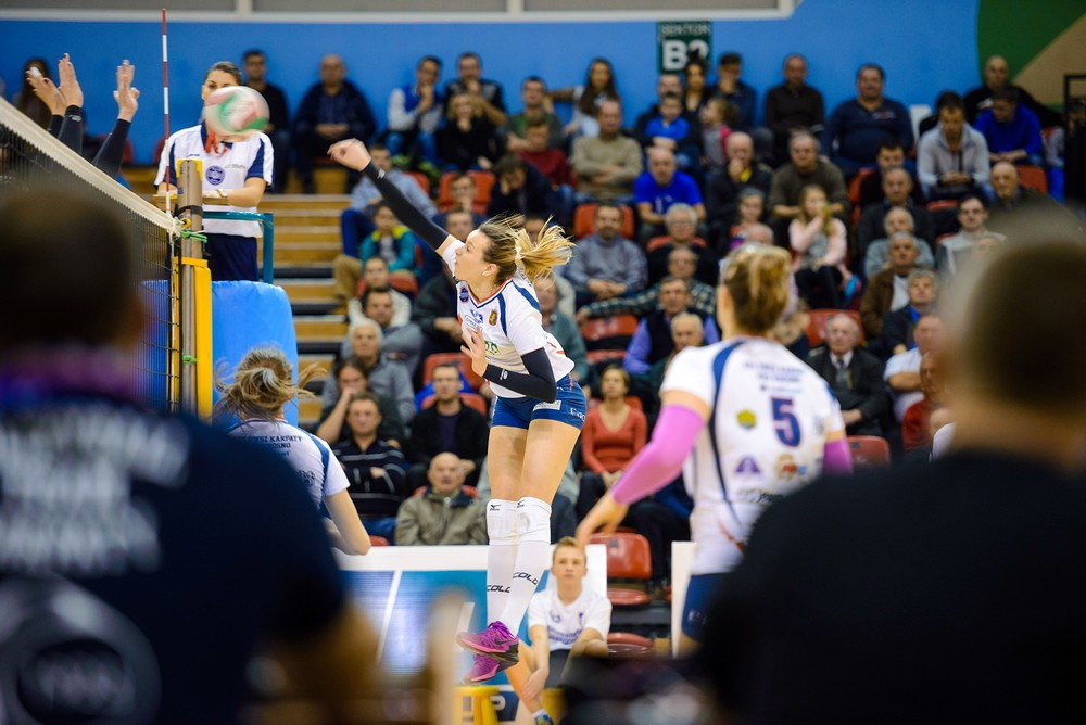 Karpaty Krosno - Silesia Volley Mysłowice. Fot. Łukasz Jaracz