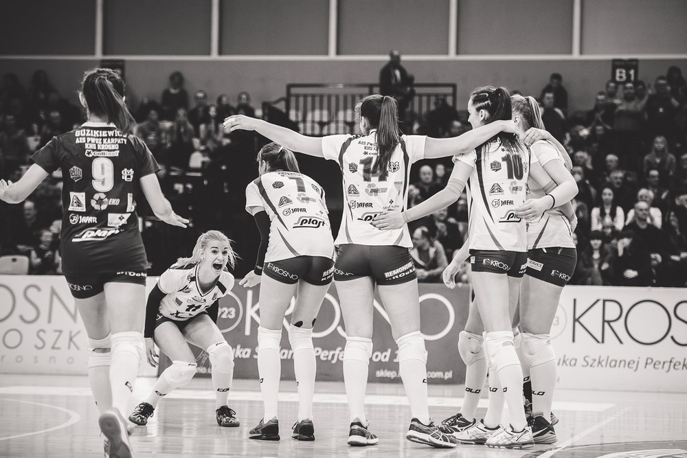 Karpaty Krosno - Silesia Volley Mysłowice. Fot. Łukasz Jaracz