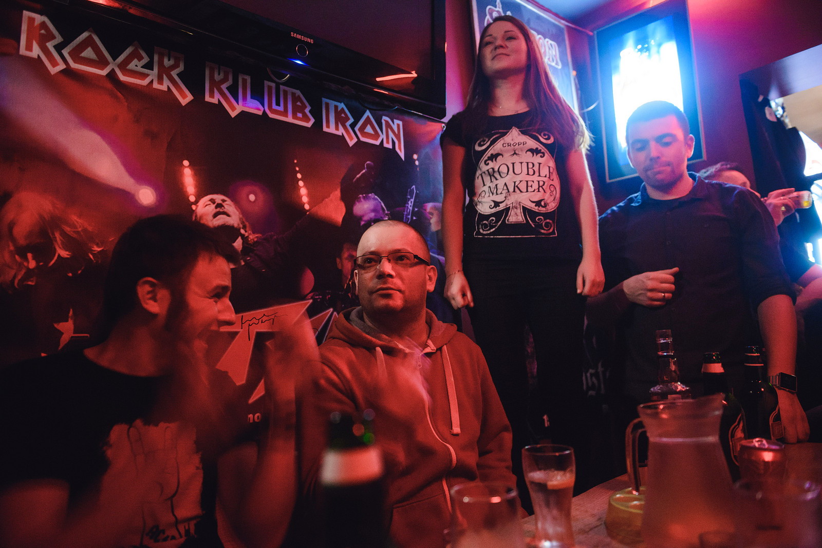 KAT & Roman Kostrzewski w Rock Klub Iron. Fot. Łukasz Jaracz