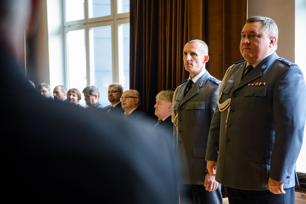 Leszek Buryła komendantem KMP Krosno. Fot. Łukasz Jaracz