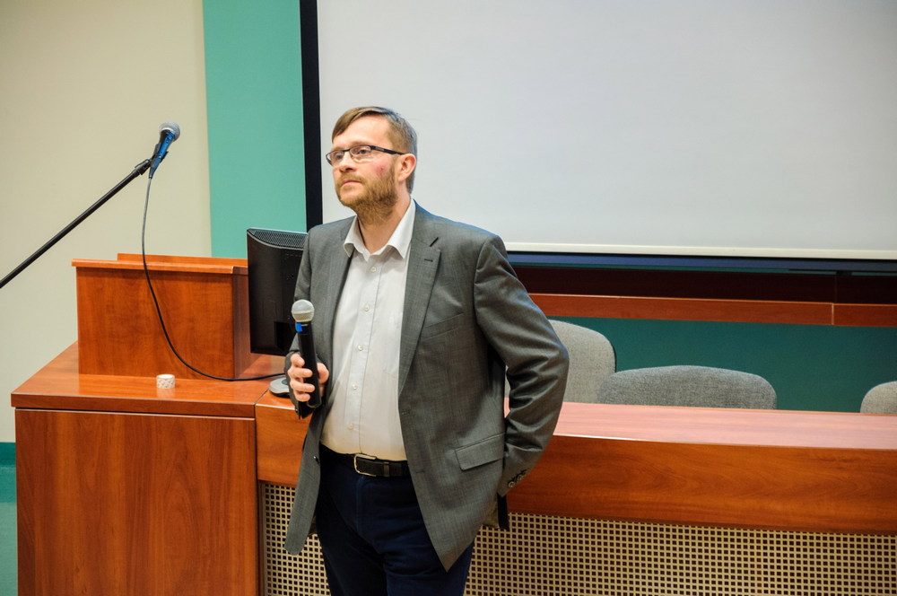 Łącznica kolejowa. Konsultacje w PWSZ. Fot. Piotr Dymiński