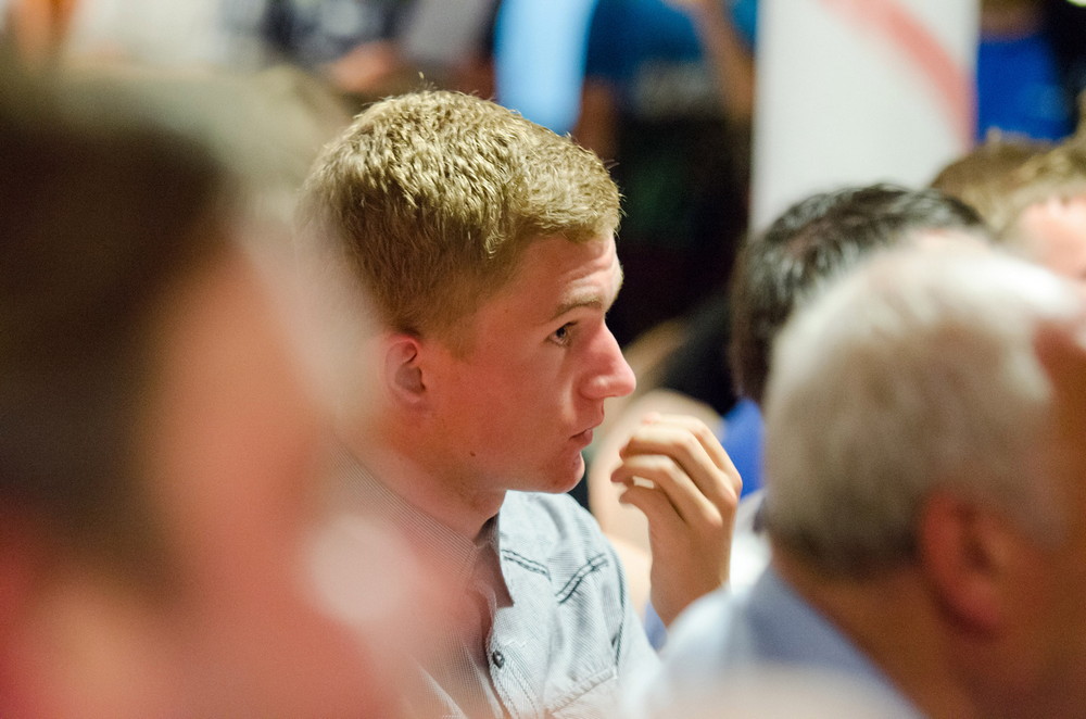 Janusz Korwin-Mikke spotkał się z mieszkańcami Krosna