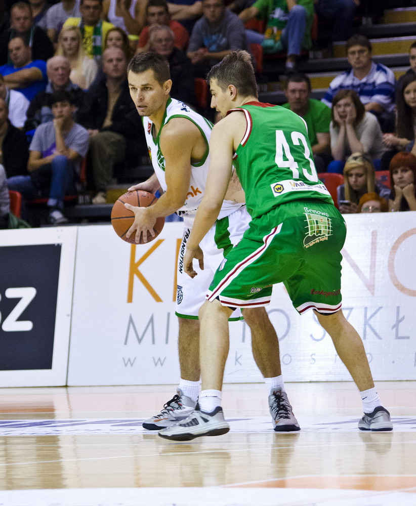 KOSZYKÓWKA: Miasto Szkła Krosno 62:52 Legia Warszawa. Fot. Karol Słomka