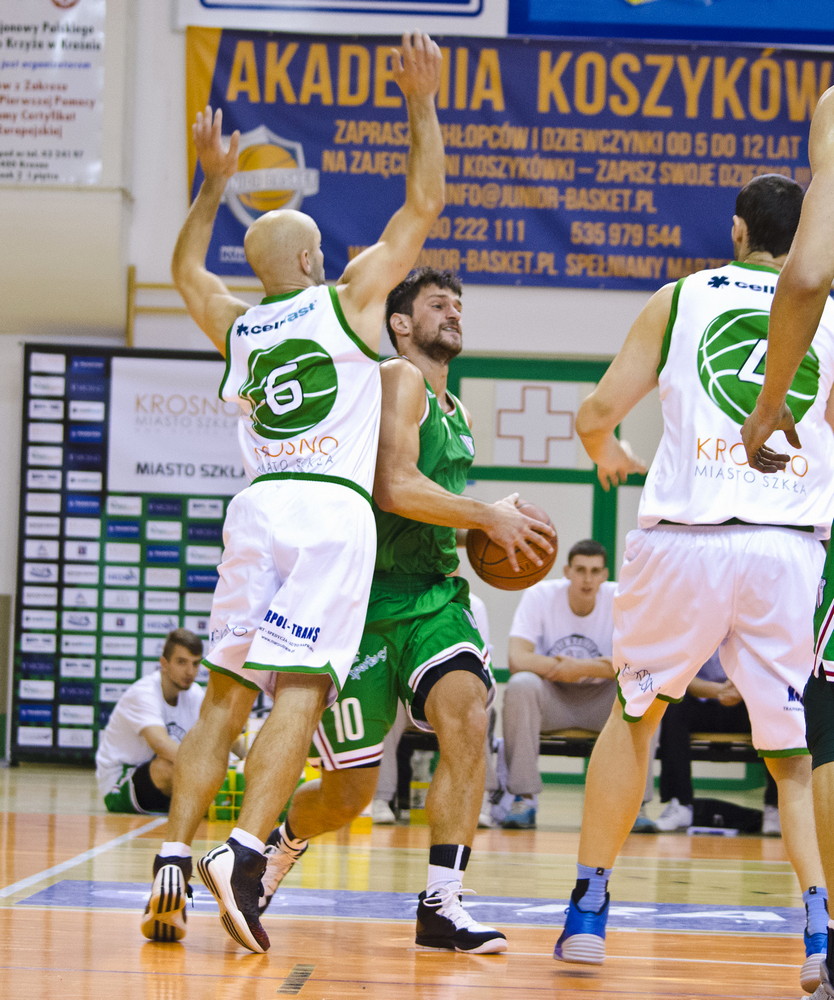 KOSZYKÓWKA: Miasto Szkła Krosno 62:52 Legia Warszawa. Fot. Karol Słomka