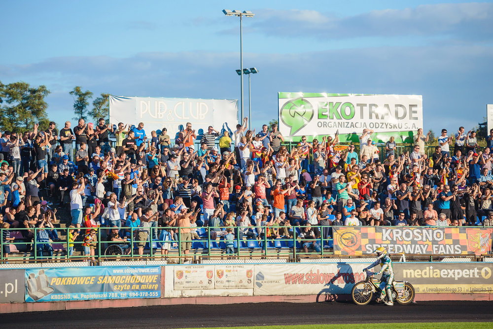 KSM Krosno - Włókniarz Częstochowa. Fot. Łukasz Jaracz