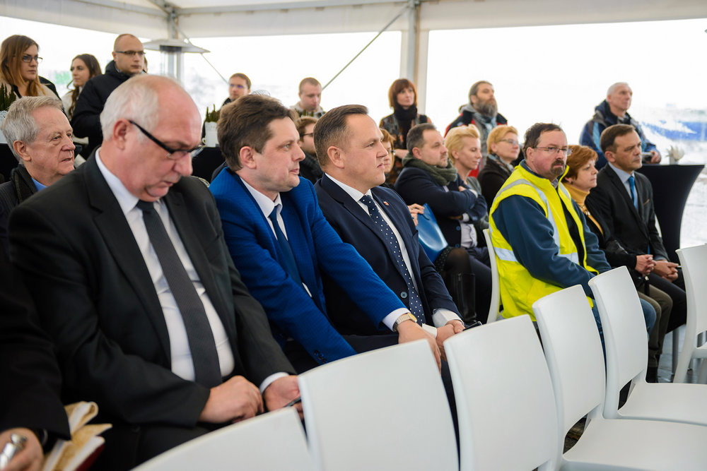 Wmurowano kamień węgielny pod VIVO! Krosno. Fot. Łukasz Jaracz