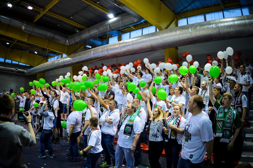 Legia Warszawa - Miasto Szkła Krosno. Fot. Karol Słomka